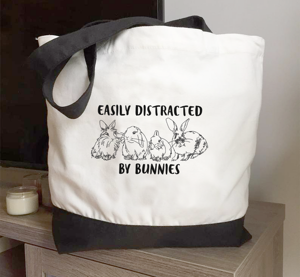 All Eyes on Bun Two Toned Tote