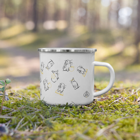 Put Your Ears Up Enamel Mug