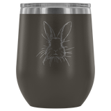 Bunny You Should Ask Wine Tumbler