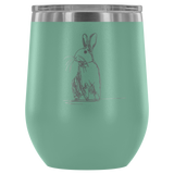 Hare We Go Wine Tumbler