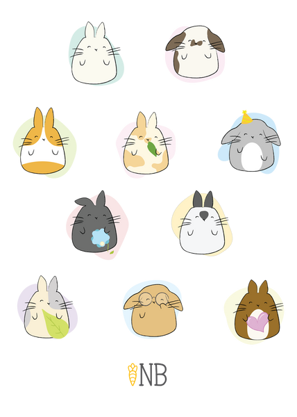 Everybun's Here Custom Mini Portrait