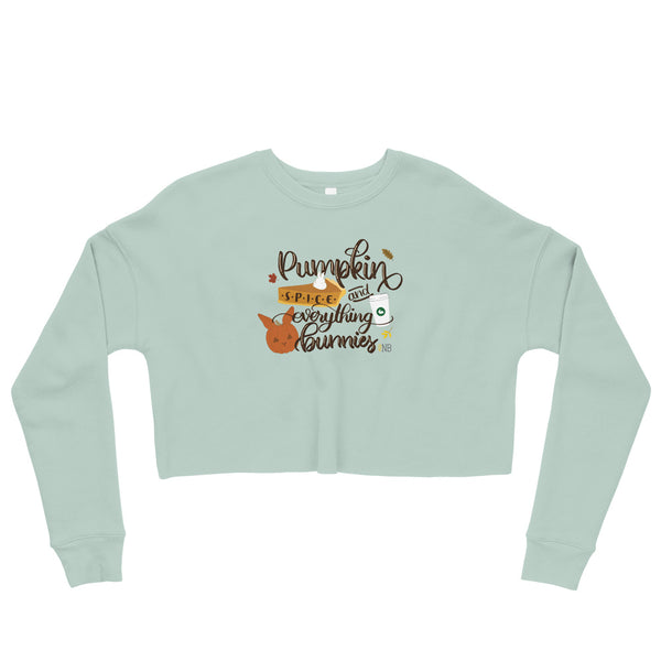 Gourd-geous Bunnies Crop Sweatshirt