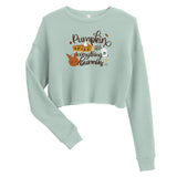 Gourd-geous Bunnies Crop Sweatshirt