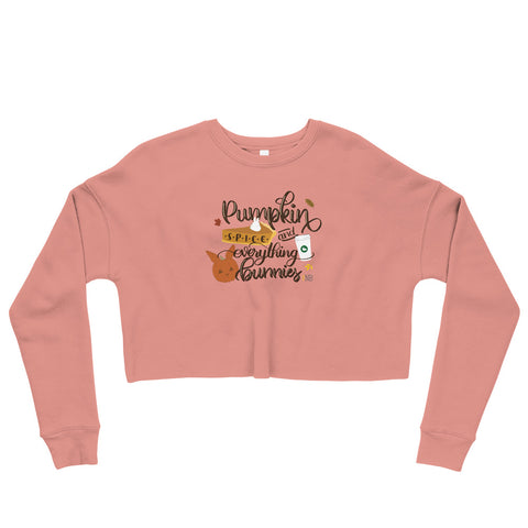 Gourd-geous Bunnies Crop Sweatshirt