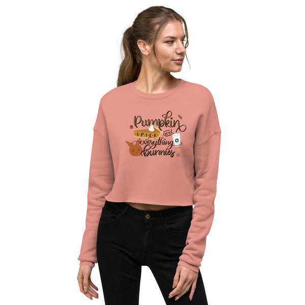 Gourd-geous Bunnies Crop Sweatshirt