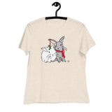 Bunny Kisses Women's Relaxed T-Shirt