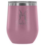 Bunny You Should Ask Wine Tumbler