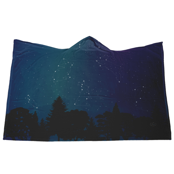 Star Light, Bun Bright Hooded Blanket— Twilight